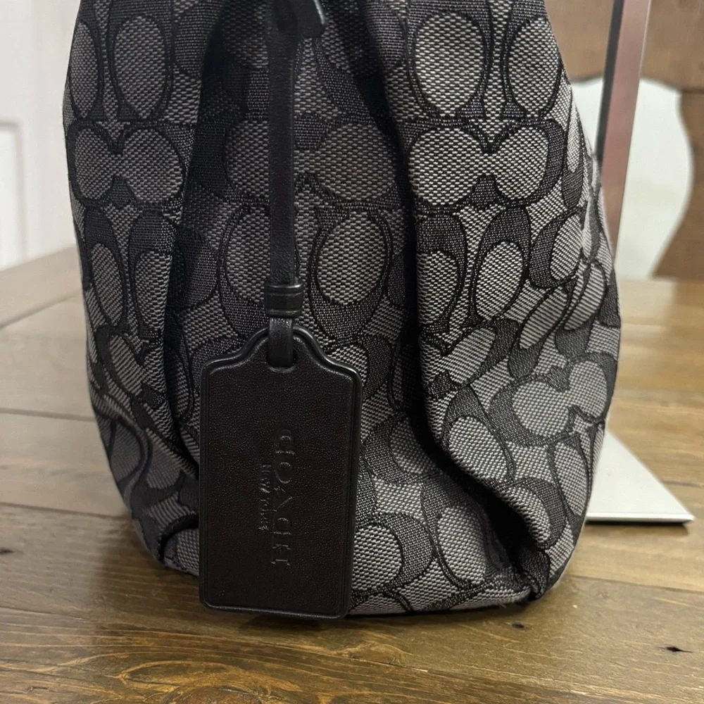 Coach Signature Small Dufflette Bag in Classic Jacquard